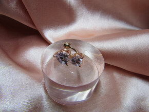 ♥️Piercing piercingy se zirkony do pupíku a bradavek nové ♥️ - 7