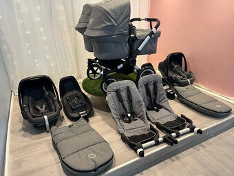 Bugaboo Donkey 3 Double KOMPLETNÍ BALENÍ - Hliníkový rám šed - 7
