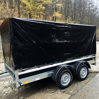 Přívěsný vozík + vysoká plachta řidičák B, 3,0mx1,5mx1,45m - 7