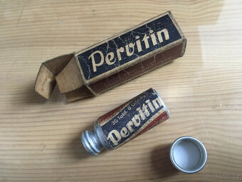Starožitná německá doza na PERVITIN z WW2 - 7