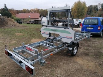 Mobilní benzinová pásová pila - 7