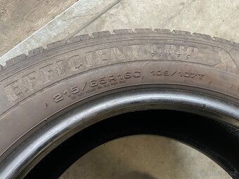 prodám letní pneumatiky 215/65/16C Pirelli a Goodyear sada - 7