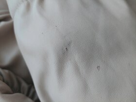Vel. S/M Reserved koženková béžová bunda - 7