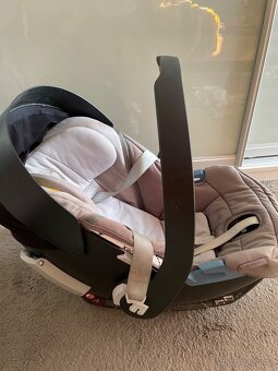 Autosedačka vajíčko Cybex aton 5 s adaptery na Tug 2 a mimi - 7
