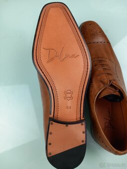 Oxford James 007 Brogue cognac  Kožené boty - 7