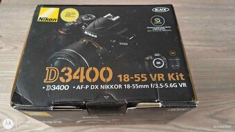 Nikon D3400 + příslušenství - 7