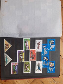 POŠTOVNÍ ZNÁMKY, FILATELIE - 3X ALBUM - 7