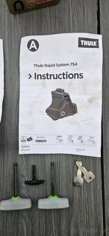 Střešní nosič Thule Square Black Mazda 3 - 7