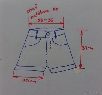 Riflové kraťasy dámské - 7