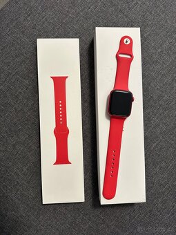 Prodám Apple Watch 8 RED 45mm - 7