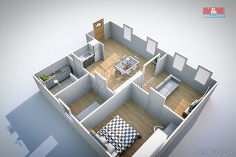 Prodej bytu 3+1, 73 m², Velké Březno - 7