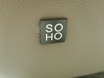 Nový kožený gauč SOHO SMILLA světle hnědý - DOPRAVA ZDARMA - 7
