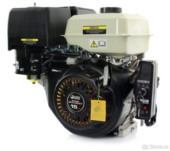 Spalovací motor 15HP 25mm elektrický start zánovní - 7