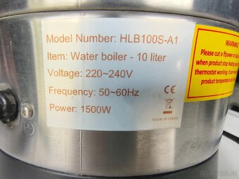 Nerez ohřívač nápojů VALEX HLB 100S-A1, 10 l, 1500W, záruka - 7