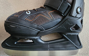Chlapecké lední brusle Oxelo černo-oranžové, 29-32 - 7