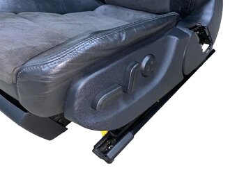 Sedačky černá kůže alcantara Audi A6 C6 4F sedan r.v. 2006 - 7