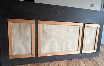 Secesní obrazový panel – triptych kolem roku 1900 - 7