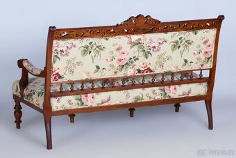 Sedací souprava-1 x sofa+6kusů křesel+oválný stůl-2792 - 7