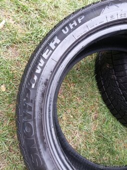 2 zimní pneumatiky Tristar 225/50/18  7-7,5mm - 7