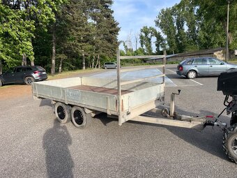 Bržděný přívěs Anssems 2000 kg, 178x335cm, nová STk - 7