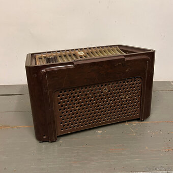 Bakelitové rádio Philips Philetta, typ BD 254 U - 7