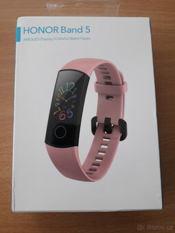Nový chytrý náramek HONOR BAND 5, Růžový, originál balení - 7