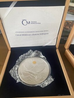 Strieborné kilogramové mince ČM - 7