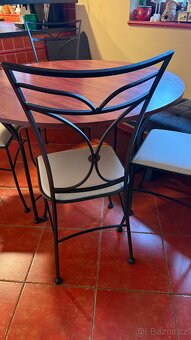 Kovaný stůl a židle - 7