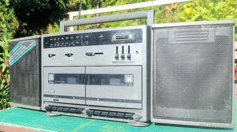 Vintage boombox – Philips AW7792 - rádio a 2-kazeťák - 7