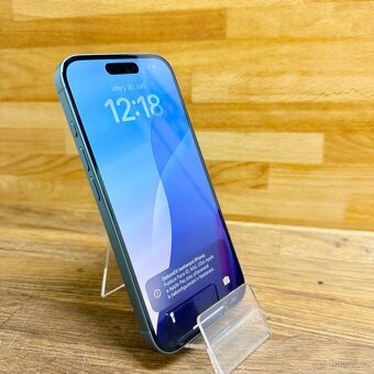 IPhone 16 128GB, modrozelený, 100% baterie (rok záruka) - 7