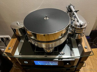 Pohon gramofonu: Transrotor, raménko ALTO TMD, SME IV, MC Me - 7