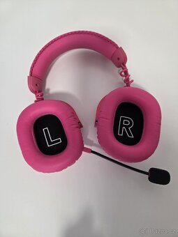 Logitech Pro X 2 Lightspeed- sluchátka růžová - 7