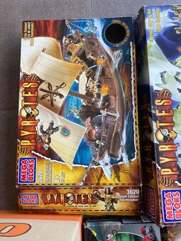 Mega Bloks – velká kolekce – Pyrates, Dragons, Probuilder - 7