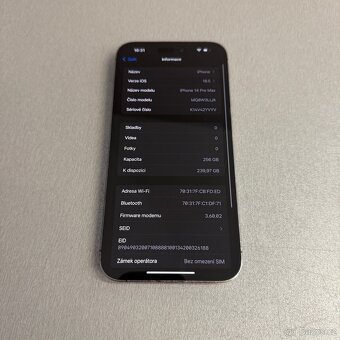iPhone 14 Pro Max 256GB, pěkný stav, 12 měsíců záruka - 7