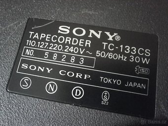 Kazeťák Sony TC-133 CS 1972' - 7