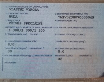 KARAVAN ADRIA  - platná STK - POUZE DOKLADY - 7