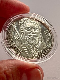 Stříbrná pamětní medaile 700. výr. nar. Karla IV. - 7