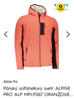 Softshell svetr korálový Alpine Pro vel. L - 7