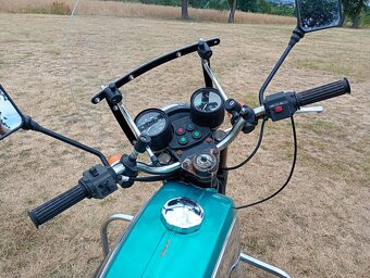 Jawa 350 634 zelená metalíza - 7