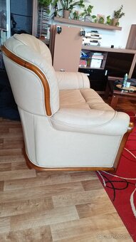 Kožená sedací souprava - sestava 3 částí - 7