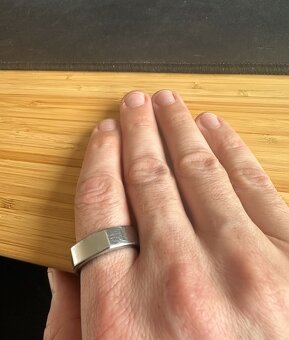 OURA Ring 3 Heritage Silver, velikost 13 - 7