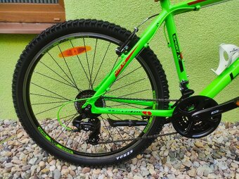 Značkové horské kolo Leader Fox 26"/18" (limetka) - 7