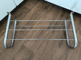 Funkcionalistický chromový věšák - 50. léta - 7