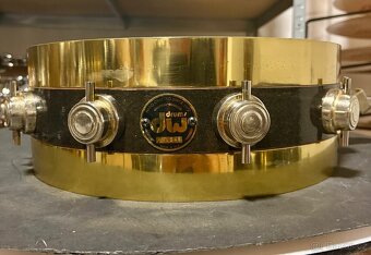 Dw edge maple 14x5 24k gold - 7