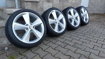 Alu kola 5x112 r18 originál Škoda Octavia III - 7