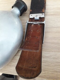 Opasek vychazkovej Wehrmacht lahev Original - 7
