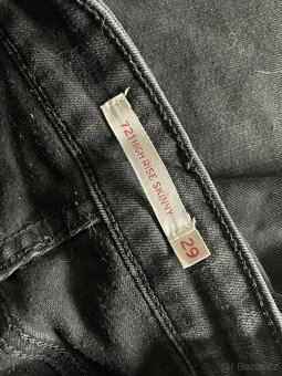 Černé džíny Levi Strauss vel. 29 - 7