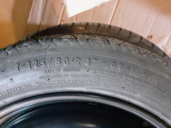 Dojezdové kolo R17 5x110 Alfa Romeo, Opel, Fiat, Saab - 7