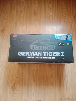 Velký RC tank Tiger 1-promo set s automatickou převodovkou - 7