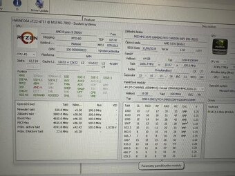 MPG X570 Gaming PRO, RYZEN 9-3900X, 64GB DDR4 - 7